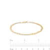 Heart Cutout Link Bracelet in 10K Gold - 7.25"