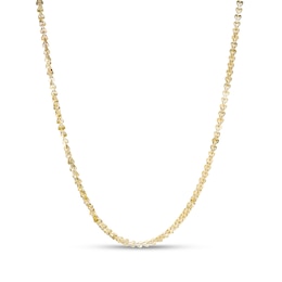 Heart Cutout Link Necklace in 10K Gold - 18&quot;