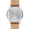 Men's Movado Bold Verso Brown Leather Strap Watch with Blue Dial (Model: 3600944)