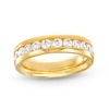 Men’s 1.00 CT. T.W. Certified Lab-Created Diamond Ten Stone Wedding Band in 14K Gold (F/SI2)