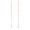 Brilliance Bead Rosary Necklace in 14K Gold