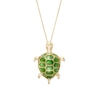 Thumbnail Image 0 of Jade Turtle Pendant in 14K Gold