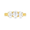 2.00 CT. T.W. Oval Diamond Past Present Future® Engagement Ring in 14K Gold (I/SI2)