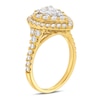 Thumbnail Image 2 of 1.75 CT. T.W. Canadian Certified Pear-Shaped Diamond Teardrop Frame Engagement Ring in 14K Gold (I/I1)