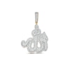 Thumbnail Image 0 of 0.45 CT. T.W. Diamond Arabic Allah Charm in 10K Gold