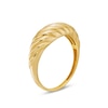 Thumbnail Image 2 of Graduating Ribbed Ring in 14K Gold