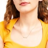 Italian Gold Diamond-Cut "MOM" Mirror Link Chain Necklace in 10K Gold