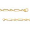 Thumbnail Image 2 of Italian Gold 1.5mm Figaro Chain Bracelet in 18K Gold - 7.25"