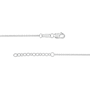 Thumbnail Image 2 of Diamond Accent Overlapping Bars Anklet in Sterling Silver and 10K Gold - 10"
