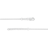 Diamond Accent Marquise Anklet in Sterling Silver - 10"