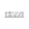 Thumbnail Image 3 of 0.29 CT. T.W. Diamond Slant Row Band in 10K White Gold