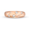 Thumbnail Image 3 of 0.23 CT. T.W. Diamond Bubbles Band in 10K Rose Gold