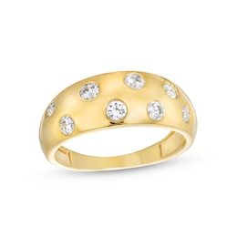 0.45 CT. T.W. Diamond Bubbles Band in 10K Gold