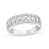 Thumbnail Image 0 of 0.95 CT. T.W. Diamond Edge Band in 10K White Gold