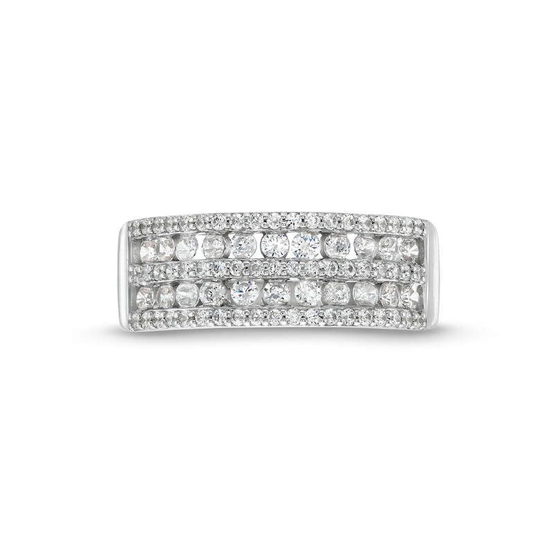 CT. T.W. Diamond Multi-Row Band in 10K Gold|Peoples Jewellers
