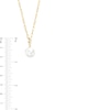 Thumbnail Image 3 of Freshwater Cultured Pearl Offset Paper Clip Chain Necklace in 10K Gold