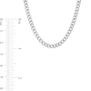 Thumbnail Image 3 of Men's 3.5mm Curb Chain Necklace in Solid Stainless Steel  - 24"