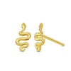 Thumbnail Image 0 of Polished Snake Stud Earrings in 10K Gold