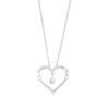 Thumbnail Image 0 of Unstoppable Love™ Diamond Accent Dangle Heart Pendant in Sterling Silver