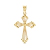 Thumbnail Image 0 of Diamond-Cut Textured Cross Charm in 14K Gold