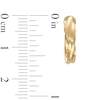 Thumbnail Image 1 of Twist 15.0mm Tube Hoop Earrings in Hollow 10K Gold