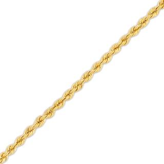 Child's 1.8mm Rope Chain Bracelet in Hollow 10K Gold - 6.0"