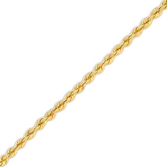 Child's 1.8mm Rope Chain Bracelet in Hollow 10K Gold - 6.0"