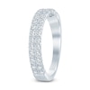 0.45 CT. T.W. Diamond Double Row Stackable Band in 14K White Gold