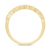 Thumbnail Image 3 of 0.23 CT. T.W. Diamond Bead Frame Vintage-Style Stackable Band in 10K Gold