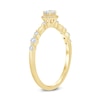 0.29 CT. T.W. Diamond Frame Station Engagement Ring in 10K Gold (I/I3)