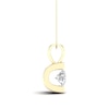 Thumbnail Image 1 of 0.50 CT. Canadian Certified Diamond Solitaire Tension-Set Pendant in 14K Gold (I/I2) - 17"