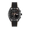 Men's Hugo Boss Centre Court Chronograph Two-Tone Leather Strap Watch with Black Dial (Model: 1514022)