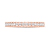 Thumbnail Image 3 of 0.23 CT. T.W. Diamond Lattice-Style Stackable Band in 10K Rose Gold