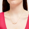 Thumbnail Image 1 of Unstoppable Love™ 0.15 CT. T.W. Diamond Dangle Cascading Necklace in 10K Gold