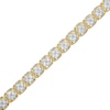 1.50 CT. T.W. Diamond Squared Line Bracelet in 10K Gold - 7.25"