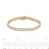 1.50 CT. T.W. Diamond Squared Line Bracelet in 10K Gold - 7.25"