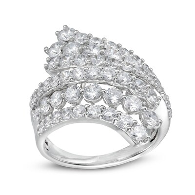 3.00 CT. T.W. Diamond Multi-Row Bypass Ring in 10K White Gold