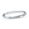 Thumbnail Image 0 of 2.0mm Engravable Comfort-Fit Wedding Band in 14K White Gold (1 Finish and Line)