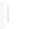 Baroque Freshwater Cultured Pearl Dangle Drop Earrings in 10K Gold