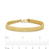 6.8mm Byzantine Chain Bracelet in Hollow 14K Gold - 7.25"