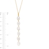 Thumbnail Image 2 of 6.0-7.0mm Baroque Freshwater Cultured Pearl Dangle Drop Pendant in 10K Gold