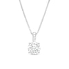 Thumbnail Image 0 of 0.90 CT. Certified Lab-Created Diamond Solitaire Pendant in 10K White Gold (I/SI2)