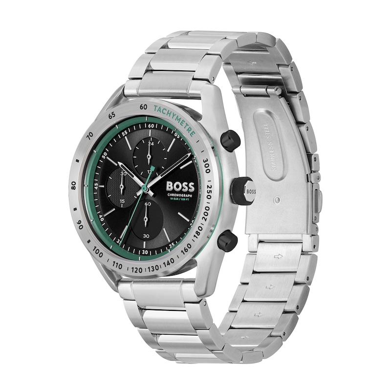 Men's Hugo Boss Centre Court Chronograph Watch with Black Dial (Model: )|Peoples Jewellers