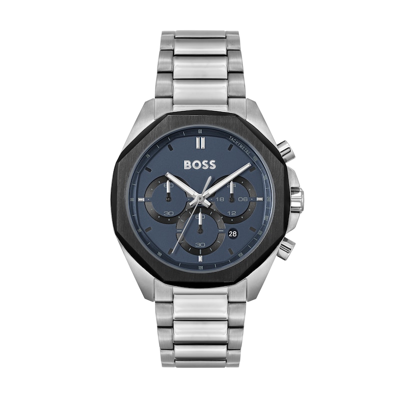 Men's Hugo Boss Cloud Chronograph Watch with Blue Dial (Model: 1514015)|Peoples Jewellers