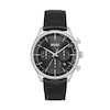 Thumbnail Image 0 of Men's Hugo Boss Gregor Chronograph Black Leather Strap Watch with Black Dial (Model: 1514049)