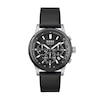 Thumbnail Image 0 of Men's Hugo Boss Solgrade Chronograph Black Leather Strap Watch with Grey Dial (Model: 1514031)