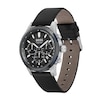 Thumbnail Image 1 of Men's Hugo Boss Solgrade Chronograph Black Leather Strap Watch with Grey Dial (Model: 1514031)