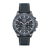 Thumbnail Image 0 of Men's Hugo Boss Troper Chronograph Blue Leather Strap Watch with Blue Dial (Model: 1514056)