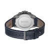 Thumbnail Image 2 of Men's Hugo Boss Troper Chronograph Blue Leather Strap Watch with Blue Dial (Model: 1514056)
