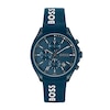 Men's Hugo Boss Velocity Silicone Strap Chronograph Watch with Dial (Model